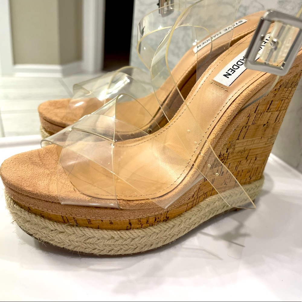 Like new Clear Wedges